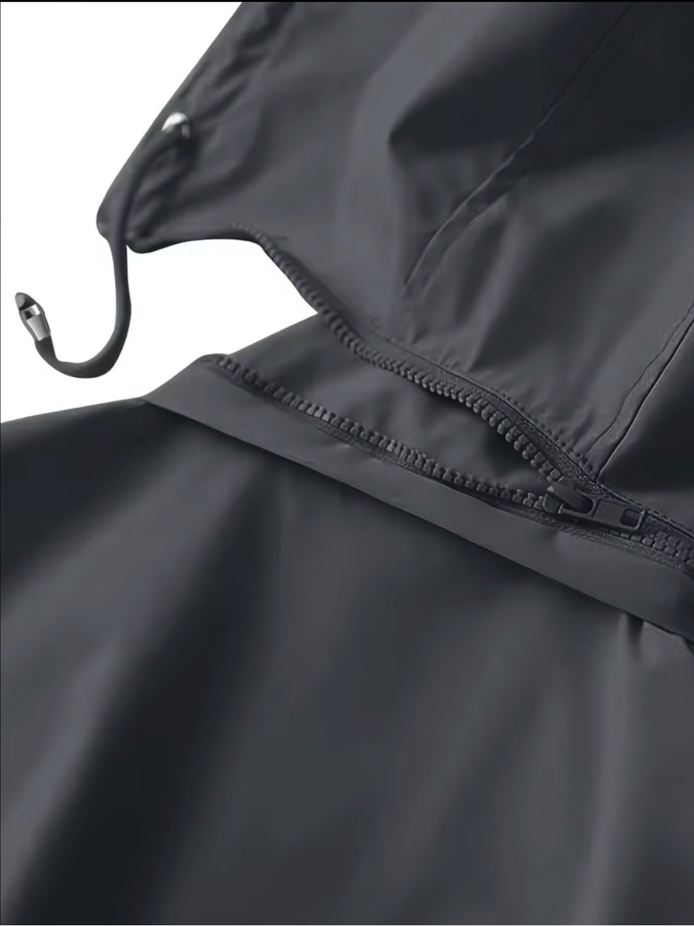 Women's Lightweight Hooded Drawstring Waist Outdoor Jacket - Picture 12 of 12